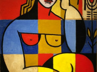 Manuel Pailos - Uruguay - 1918-2004 - Pajaro confidente - oleo sobre madera - 90 x 73 cms - 1985